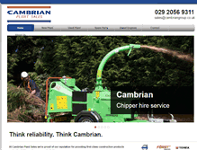 Tablet Screenshot of cambriangroup.co.uk